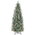 thumbnail image 5 of Costway Árbol de Navidad artificial preiluminado de 180 cm con 618 puntas de ramas nevadas y 280 luces LED, 5 of 5
