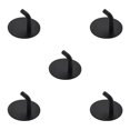 thumbnail image 1 of Matsuzay Colgador montado en la pared Acero inoxidable Baño Cocina Organizador Gancho Negro Type2 NO2, 1 of 6