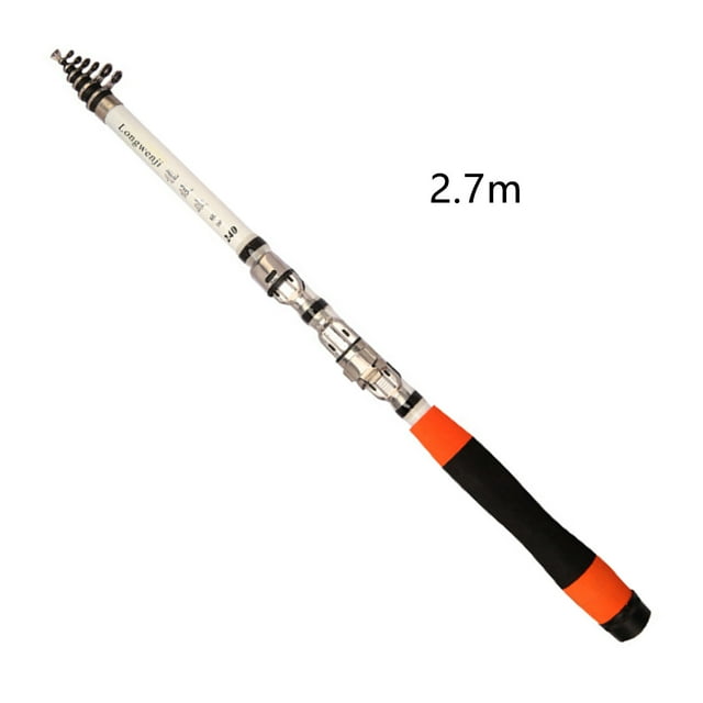 Qualitchoice Canne de Pêche à Queue Souple avec Conception d'Insertion pour les Vacances du Pêcheur Bon Cadeau