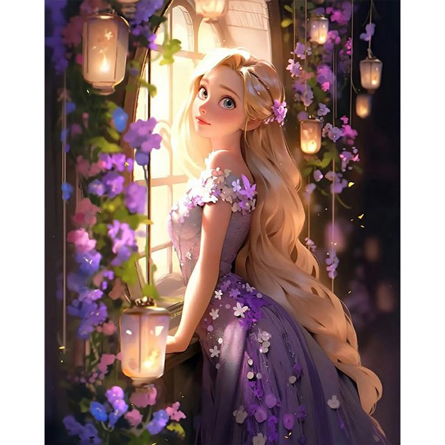 Kit DIY 5D Princesa Bella Del 40x50cm