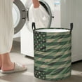 thumbnail image 4 of Goofa Jungle Green Camo USA Flag Printed Circular Hamper,Laundry Basket with Handles,Storage Baskets Foldable,Large Capacity Laundry Hamper-Medium, 4 of 8