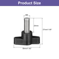 thumbnail image 2 of Uxcell 2Pack Metric 304 Stainless Steel Clamping Screw Knob T Shaped Thumb Screws M8 x 20mm, 2 of 5