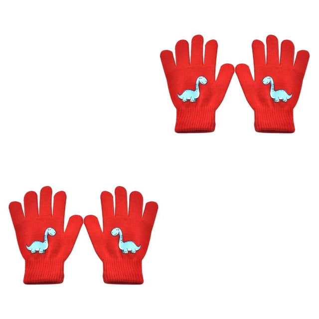 Qarigey 1 par de guantes de invierno para niños, cubierta adorable para mantener el calor, cubiertas para los dedos Type1