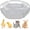 Grey, variant on Small Animal Playpen, Chicken Brooder Box with Cover Top, Portable Outdoor Exercise Pet Cage Tent, Waterproof Breathable Pet playpen Indoor for Chick Ktiien Bunny Hamster Guinea Pig, Black
