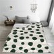 thumbnail image 5 of Fotbe Abstract Green Polka Dot Manta de Franela Acolchonada con Estampado, Súper Suave y Esponjosa, Extra Grande para Sofá, Cama, Uso Todo el Año-80"x60", 5 of 7