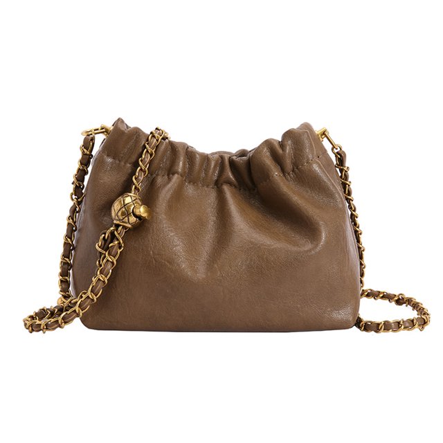 Bolso Bandolera Con Cadena Hombro para Mujer Elegante Piel Sintética Nube