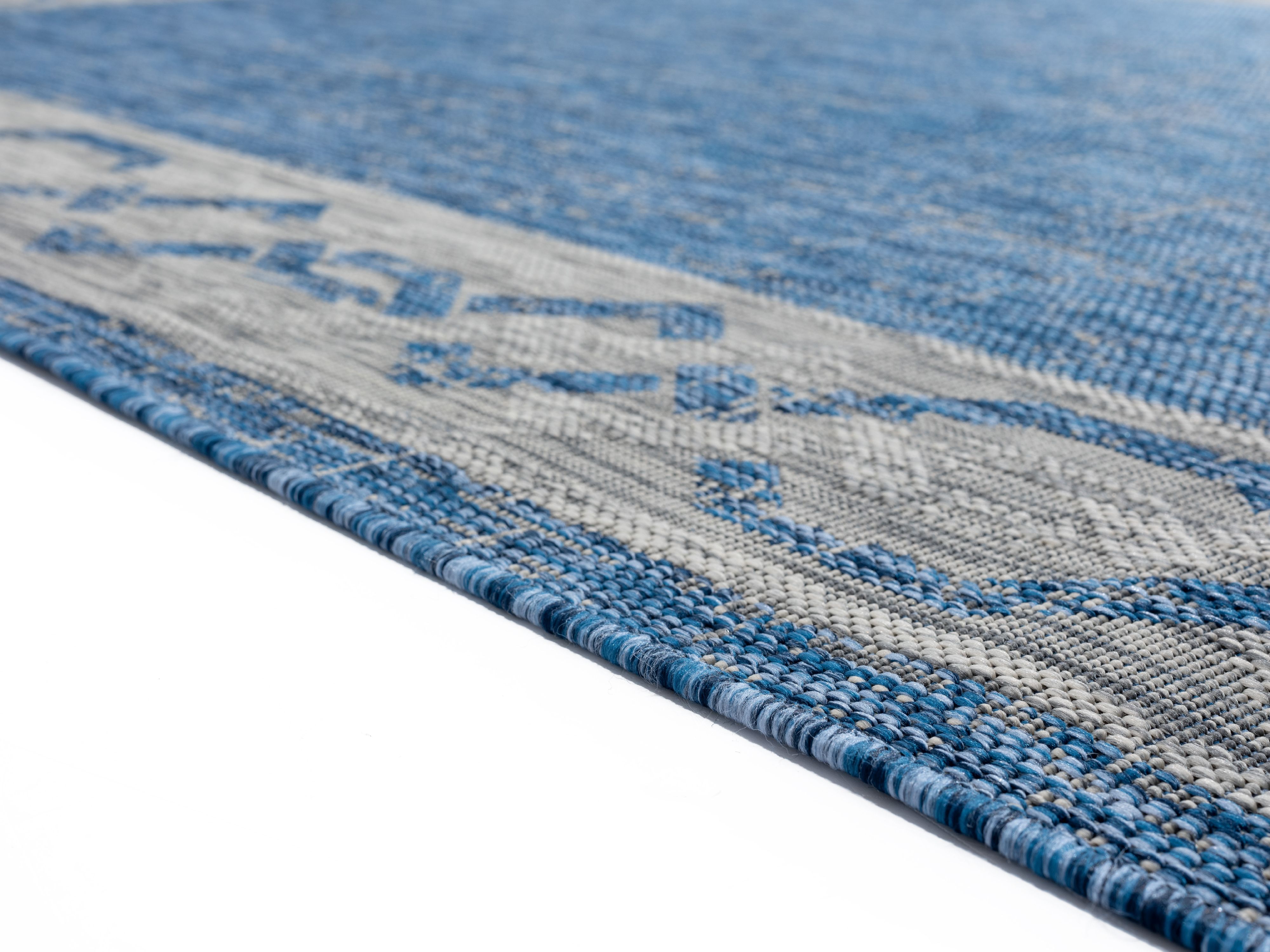 United Weavers Mali Parmalee Traditional Border Area Rug, Blue, 7'10" x 10'6"