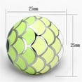 thumbnail image 2 of Luxe Jewelry Designs Pack of 2 Stainless Steel Women's Ring With Multi Color Epoxy - Size 8, 2 of 4