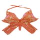thumbnail image 2 of Top corto de vendaje de mariposa Yinane con lentejuelas brillantes naranja, 2 of 8