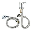thumbnail image 2 of Pulverizador de grifo de fregadero con manguera de 1,2 accesorios de cuenco de champú de salón de fácil instalación profesional de un solo, 2 of 9