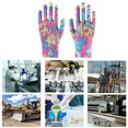 thumbnail image 4 of Gloves for Women 12 Pairs Of Women's Gardening Gloves - Breathable Rubber Coated Multi-Purpose Gardening Gloves, 4 of 6