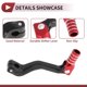 thumbnail image 3 of Palanca de cambio de motocicleta plegable para Kayo T2, pedal de aleación de aluminio, brazo de cambio negro rojo tonalidad plateada, 3 of 6