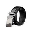 thumbnail image 1 of Unique Bargains Men's Holeless Automatic Buckle PU Leather Ratchet Belt, 1 of 7