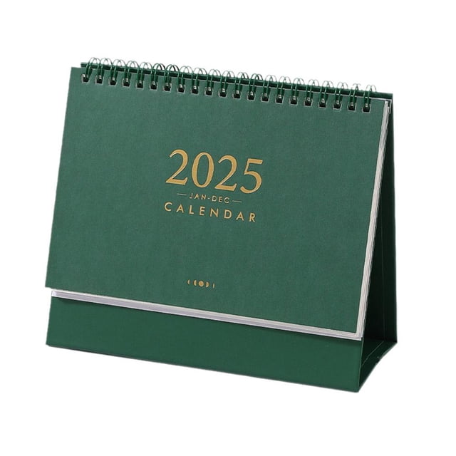 Ruifaya Mini Calendario de Escritorio 2025 Calendarios de Escritorio Calendario Encuadernado Decoración de Escritorio H0