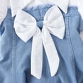 thumbnail image 6 of Toddler Girl Clothes Denim Tulle Dresses Baby Summer Tutu Sundress Outfit Toddler Princess Dress for Girls, 6 of 9