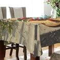 thumbnail image 3 of BZSMCE Square Tablecloth Sun Lemon Painting Pattern Tableclothes, 3 of 9