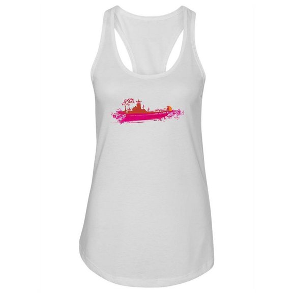 Traditional Japanese Design. Tank Women -Image by Shutterstock, Female Medium