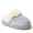 Sleet, variant on Fireside by Dearfoams Women's Melton Genuine Shearling Platform Scuff Slipper