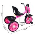 thumbnail image 3 of Triciclo para Niños THE BABY SHOP Diseño Mazinger con Luz y Sonido Rosa, 3 of 6
