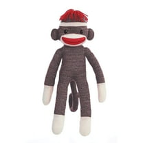 Plushland Original Sock Monkey Knitted Puppet Gift Present Stuffed Animal Plush Baby Doll 40" Mother's Day Birthday