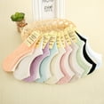 thumbnail image 2 of NUOLUX 10 Pairs Cotton Socks Simple Comfortable Socks Silicone Nonslip Invisible Boat Socks for Women Ladies Girls (Assorted Color), 2 of 6