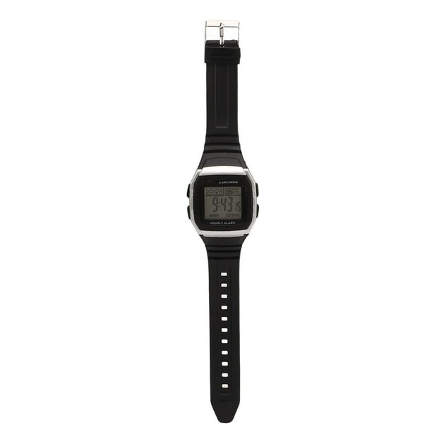 Reloj digital deportivo multifunción a prueba de golpes impermeable retro clásico reloj cronógrafo digital para estudiantes hombres plata YUNYI BRAND Deportes