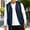 Navy, variant on ZOYOEN Mens Sleeveless Hooded Vest- Casual Loose Fit Adjustable Drawstring Full Zip Fall Jacket Outwear Light Blue Size XL