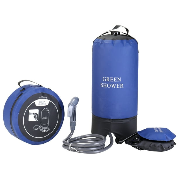 PVC Pressure Shower with Foot Pump Lightweight Outdoor Inflatable