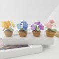 thumbnail image 4 of Handwoven Forget-Me-Not Plants: Easy to Maintain Artificial Flower Decorations, 4 of 11