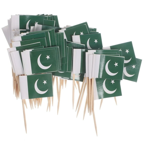 100 Pcs Mini Toothpick Flag Fruit Tooth Picks Toothpick Elegant Ornaments Cocktail Toppers