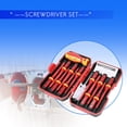 thumbnail image 3 of 13 Pcs VDE Insulated Screwdriver Set -V High Voltage 1000V Magnetic Slotted Torx Hand Tools, 3 of 8