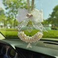 thumbnail image 1 of Voiture Suspendue Lace Bow Ornement Miroir De Voiture Suspendu Pendentif Pendentif Voiture Intrieur Dcoration Automatique Accessoires, 1 of 5