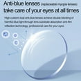 thumbnail image 6 of Rulwuck men's and women's wireless Bluetooth glasses, intelligent noise cancelling glasses with open ear voice control and calling, anti blue light, AI assistant and translator for travel and driving, 6 of 13