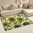 thumbnail image 2 of Coolnut Lightweight Carpet Mats, 31 x 20 inches Area Soft Rugs Floor Mat Doormat Decoration for Rooms Entrance Yellow Sunflowers, 2 of 6