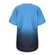 thumbnail image 4 of Tops Cortos para Mujeres, Cintura Plisada Cuello Redondo Tamaño Grande Camiseta de Manga Corta Top Casual Hecha de Estante de Imitación, Camisetas Casuales de Mujer, 4 of 6