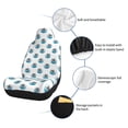 thumbnail image 6 of Salouo Turtle Pattern Car Seat Covers,Universal Car Seat Protectors Easy to Install Car Cover Car Accessories Auto/rucks/Van/SUV-2 PCS, 6 of 9