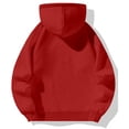 thumbnail image 3 of Uinagy Chandail à Capuchon à Quart de Zip pour Hommes, 3 of 7