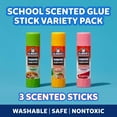 Elmer’s Giant Scented Glue Sticks Variety Pack, 22 Gram, 3 Count