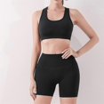thumbnail image 2 of Women Jogging Gym Clothes Sets High Waist Yoga Leggings Tracksuit for Jogging Running Cycling, 2 of 5