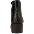 thumbnail image 3 of Sugar Womens Obvi Faux Leather Chain Combat & Lace-up Boots, 3 of 3