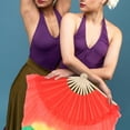 thumbnail image 4 of unbranded Danza Plegable De Multicolor Con Velo Largo Para Danza Y, 4 of 6
