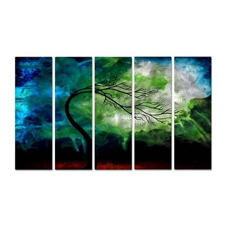 All My Walls 'The Beauty at the End' by Jaime Zatloukal Best 5 Piece Painting Print Plaque