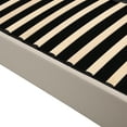 thumbnail image 3 of Tenozek Queen Size Upholstered Platform Bed with a Hydraulic Storage System, Beige, 3 of 8