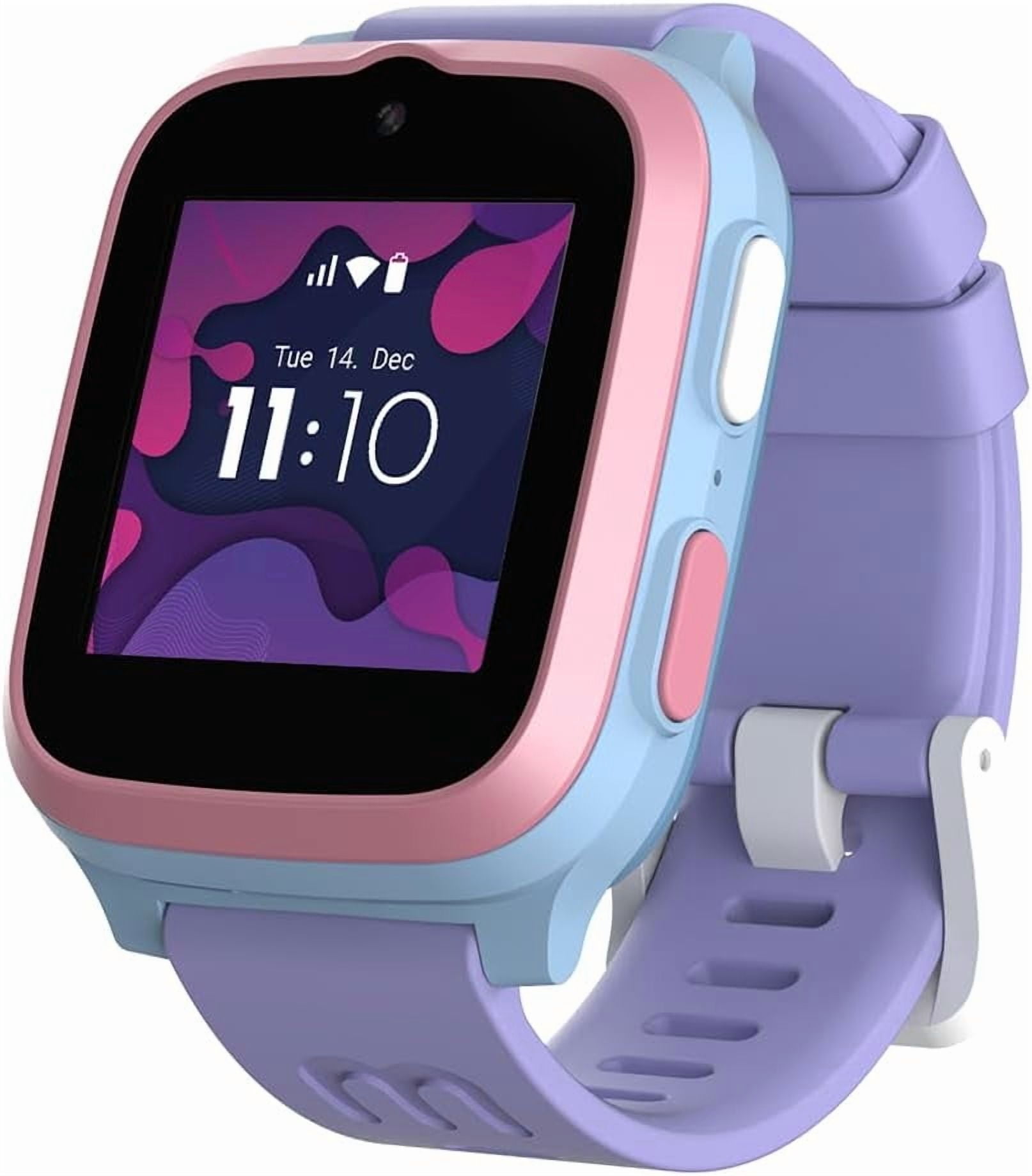 myFirst Fone S3+ (Cotton Candy)- Kids Smartwatch Phone: eSIM Technology, GPS Tracker, HD Video & Voice Call, Messaging, SOS Button, Care Call
