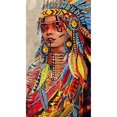 thumbnail image 1 of YXC279 Diamante Parcial Serie Personajes Mujer India Resina Forma Especial 30 * 50 Cm, 1 of 9