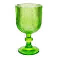 thumbnail image 2 of Set de 4 Copas de Vidrio Top Choice, Con Líneas en Relieve, Color Verde, Capacidad 380 ml con Caja de Regalo, 2 of 3