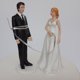 thumbnail image 3 of Cateissary 1 unidad de adornos creativos para parejas de novios, figuritas para parejas, decoración romántica para tarta de boda, suministros Kits de decoración para fiestas, 3 of 6