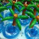thumbnail image 3 of Paquete de 3 portavasos inflables de árbol de coco, posavasos inflables para bebidas, juguetes para niños y fiesta en la piscina Adepaton LRWJ759, 3 of 4