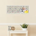 thumbnail image 3 of PinPix 36x12 Custom Cork Bulletin Board Vintage Japanese Floral Beige Poster Board Has a Fabric Style Canvas Finish, Framed in Vintage Japanese Floral Beige, by ArtToFrames (PinPix-1544), 3 of 5