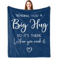 thumbnail image 1 of LHSHID Get Well Gifts for Women/Men Inspirational Gifts for Women/Men Sympathy Gift Thinking of You Gifts Cheer Up Gifts for Women/Men Feel Better Gifts Healing Blanket Dark Blue 30"x40", 1 of 7
